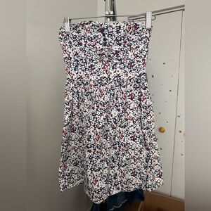 BeBop Floral Dress - Navy and Red